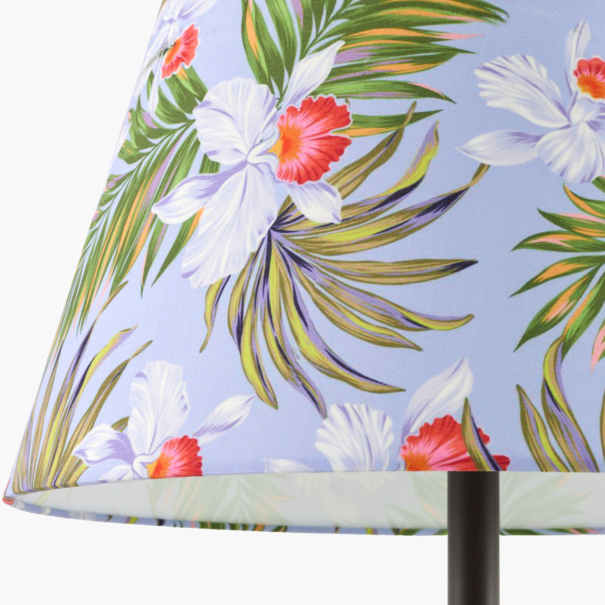 Modern European furniture - Floral Print Linen Table Lamp L - www.oroa.com | Oroa.com