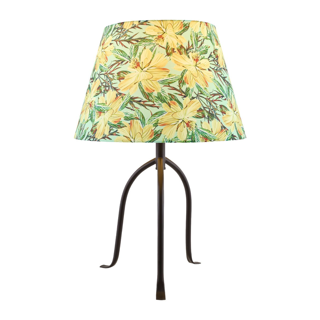 Modern European furniture - Floral Print Linen Table Lamp L - www.oroa.com | Oroa.com
