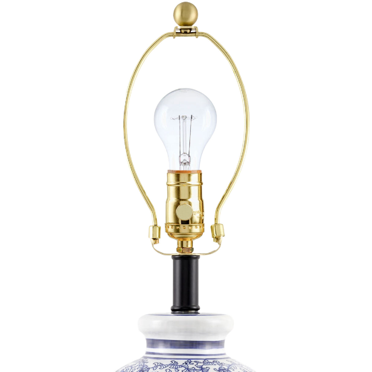 Modern European furniture - Blue Vines Ceramic Table Lamp - www.oroa.com | Oroa.com