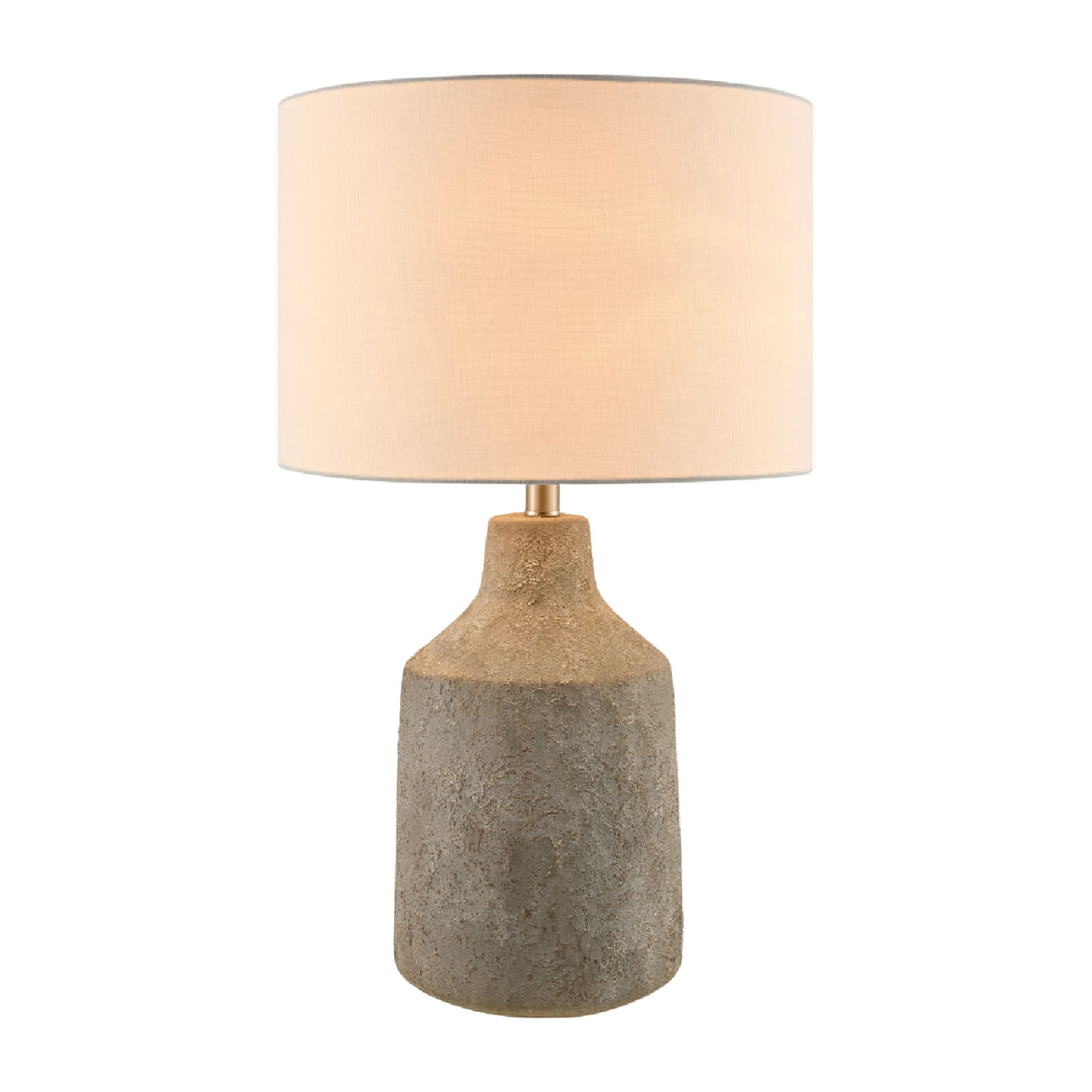 Modern European furniture - Painted Cement Accent Table Lamp - www.oroa.com | Oroa.com