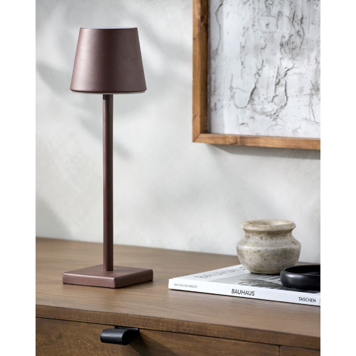 Modern European furniture - Brown Iron Accent Table Lamp - www.oroa.com | Oroa.com