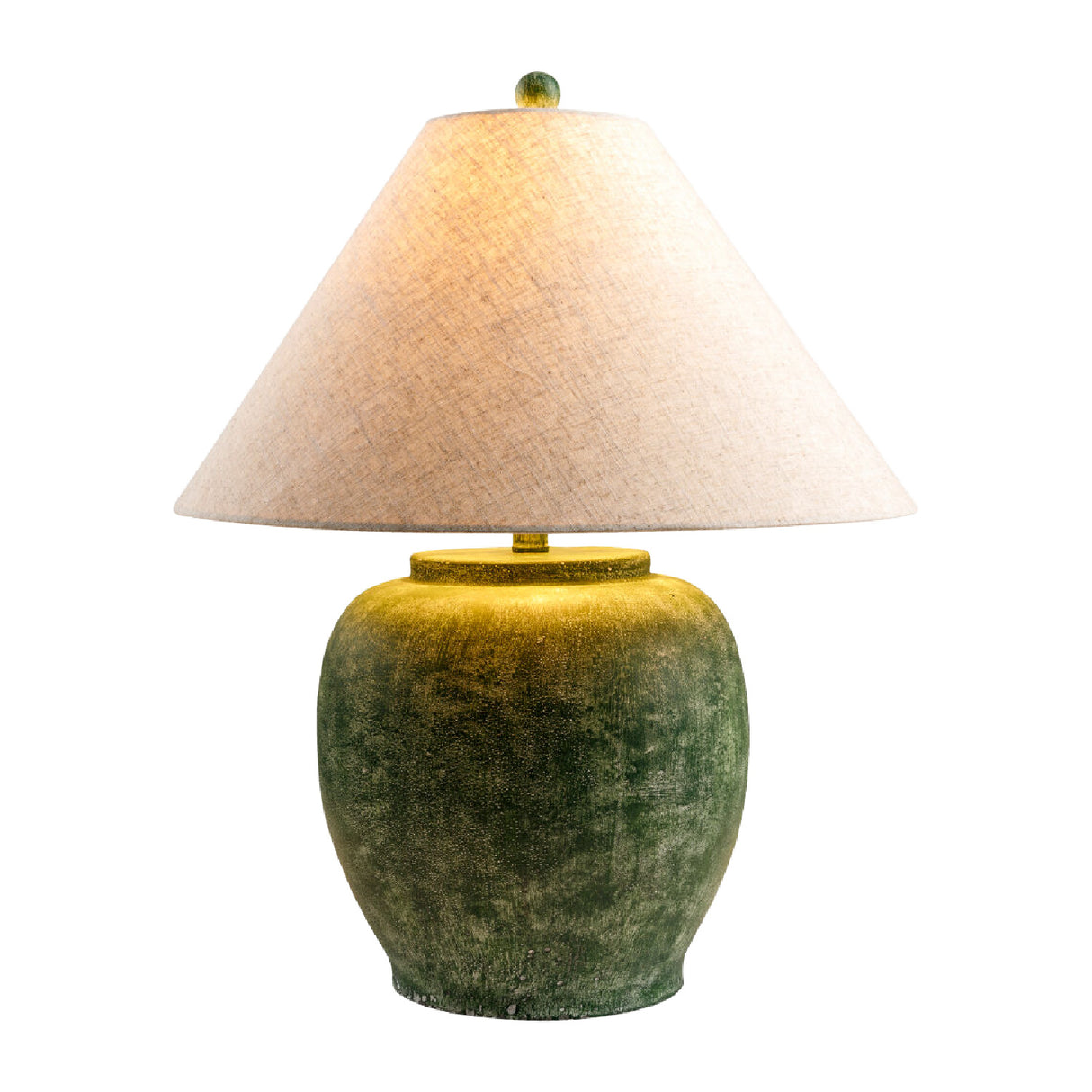 Modern European furniture - Painted Cement Linen Table Lamp - www.oroa.com | Oroa.com
