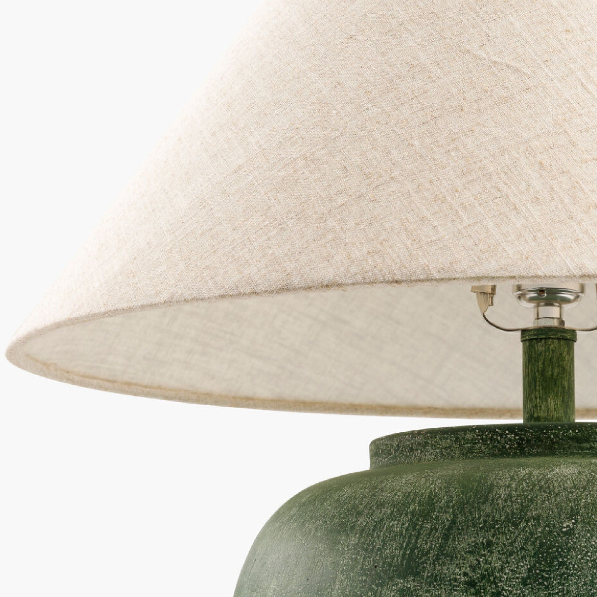 Modern European furniture - Painted Cement Linen Table Lamp - www.oroa.com | Oroa.com