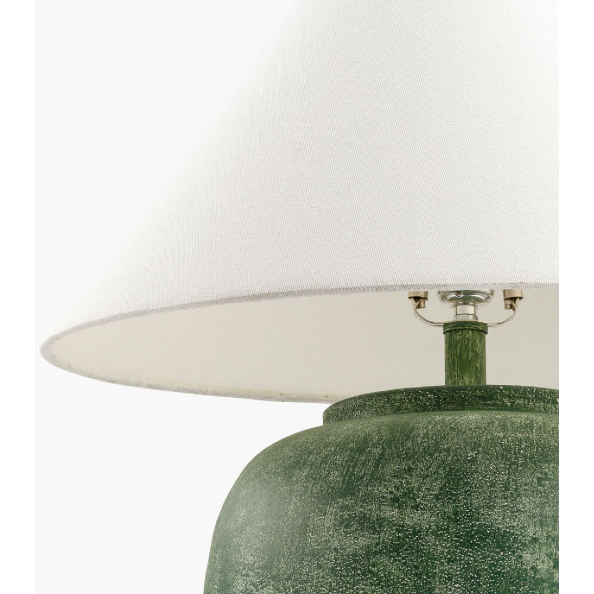 Modern European furniture - Painted Cement Linen Table Lamp - www.oroa.com | Oroa.com