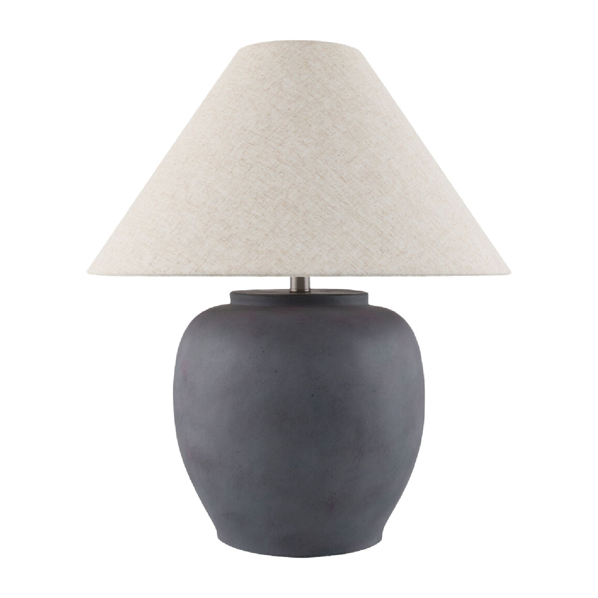 Modern European furniture - Painted Cement Linen Table Lamp - www.oroa.com | Oroa.com
