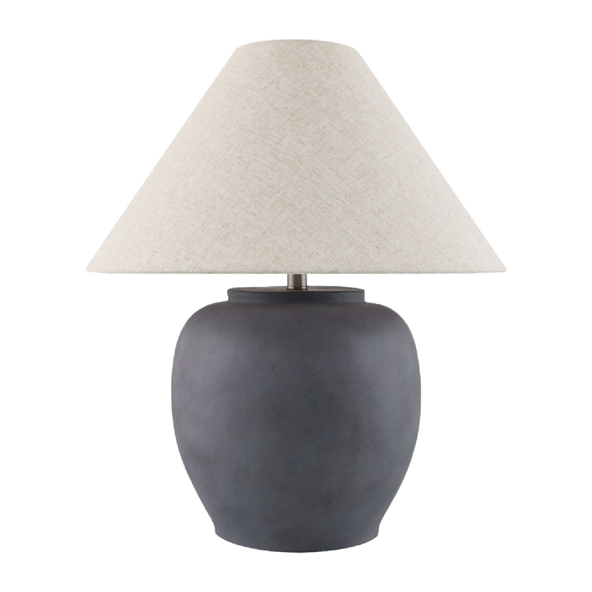 Modern European furniture - Painted Cement Linen Table Lamp - www.oroa.com | Oroa.com