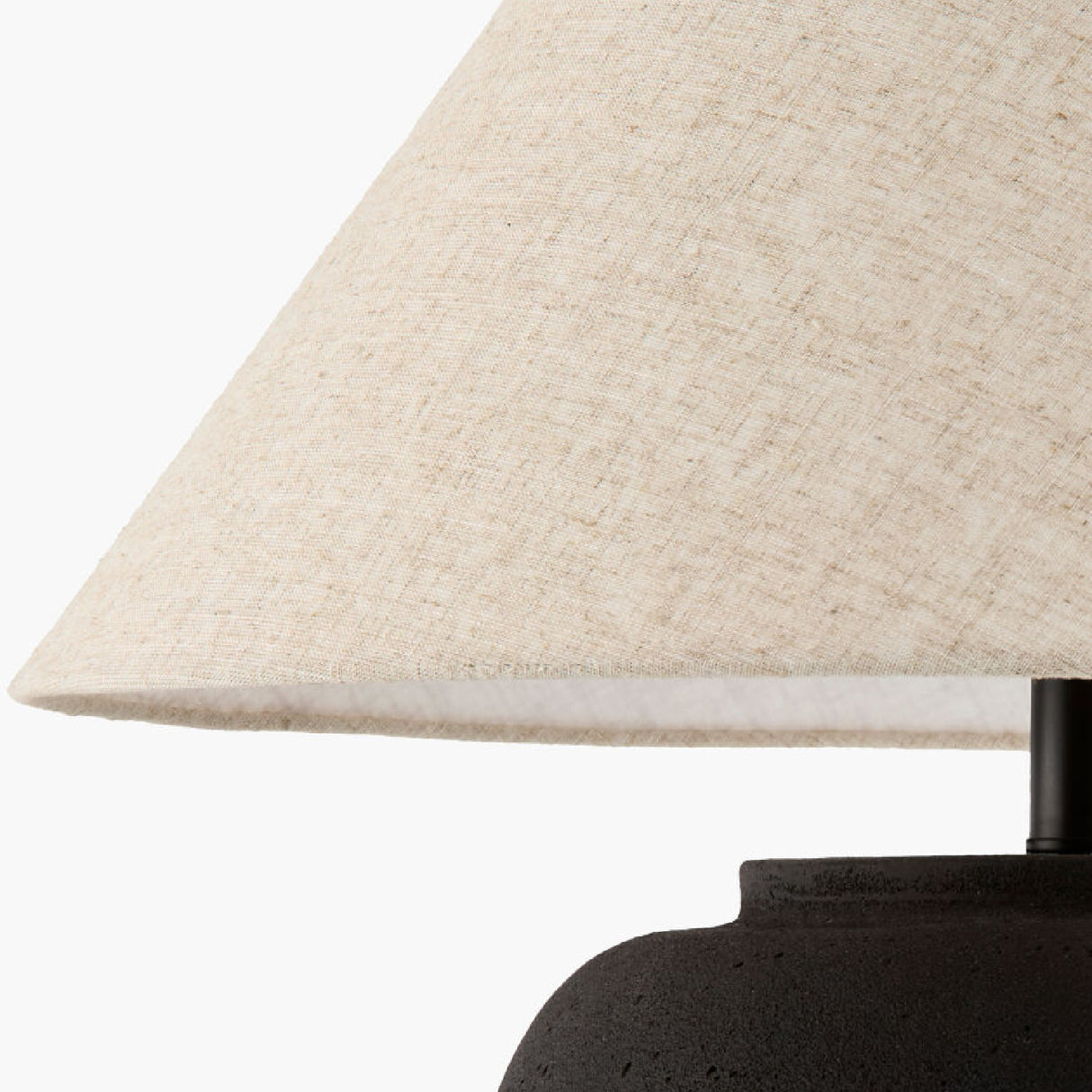 Modern European furniture - Painted Cement Linen Table Lamp - www.oroa.com | Oroa.com