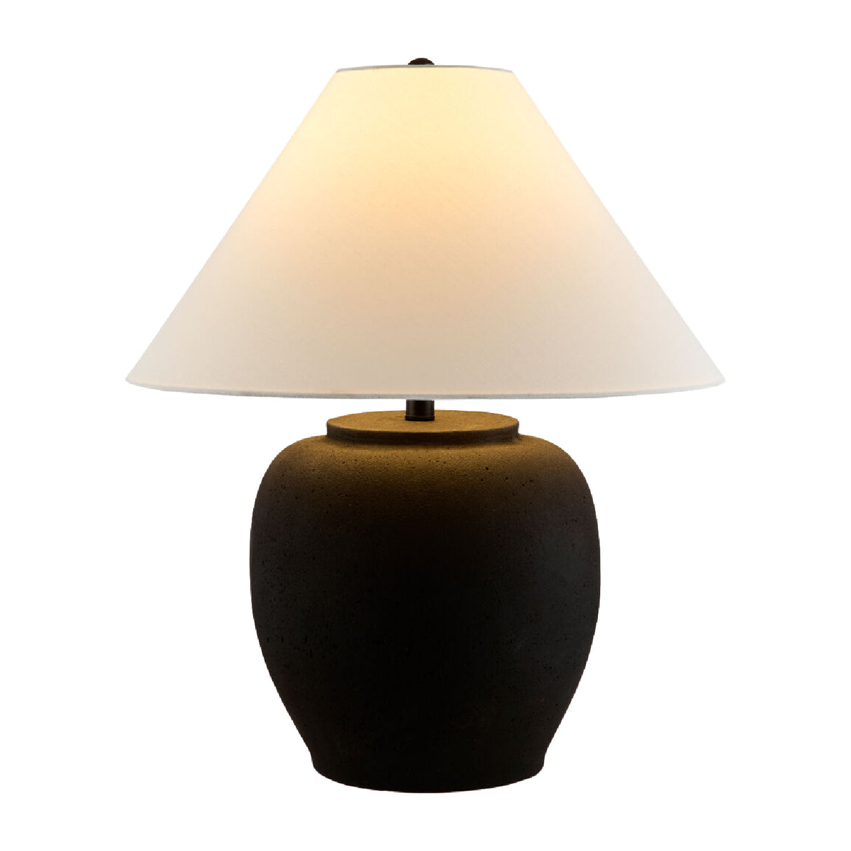 Modern European furniture - Painted Cement Linen Table Lamp - www.oroa.com | Oroa.com
