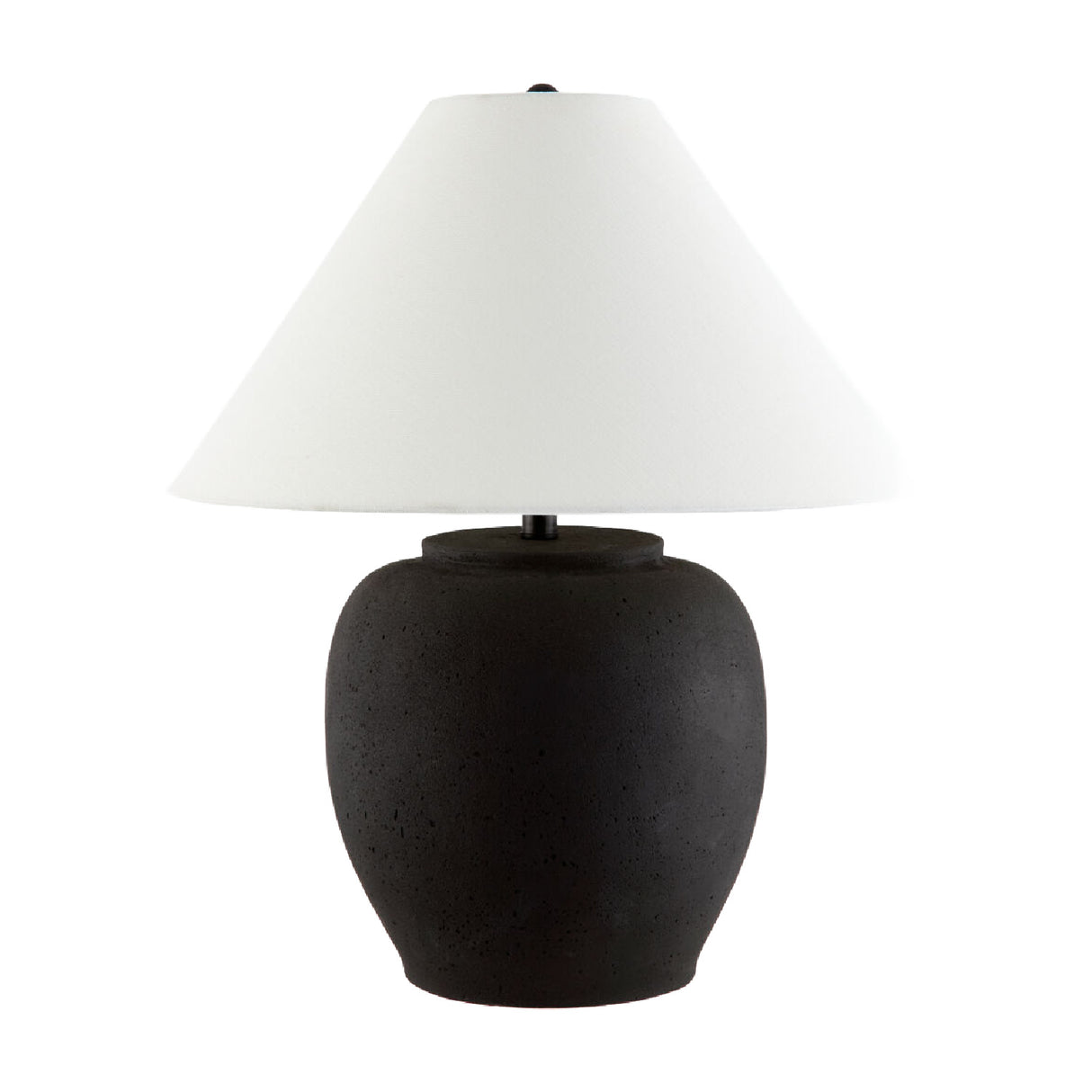 Modern European furniture - Painted Cement Linen Table Lamp - www.oroa.com | Oroa.com