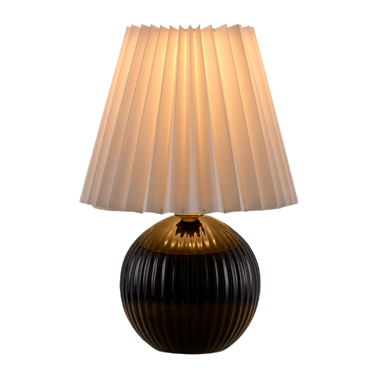 Modern European furniture - Pleated Linen Ceramic Table Lamp - www.oroa.com | Oroa.com