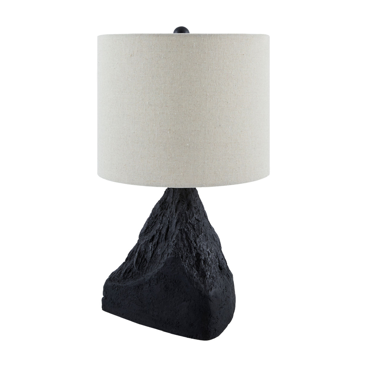 Modern European furniture - Black Organic Textured Table Lamp - www.oroa.com | Oroa.com