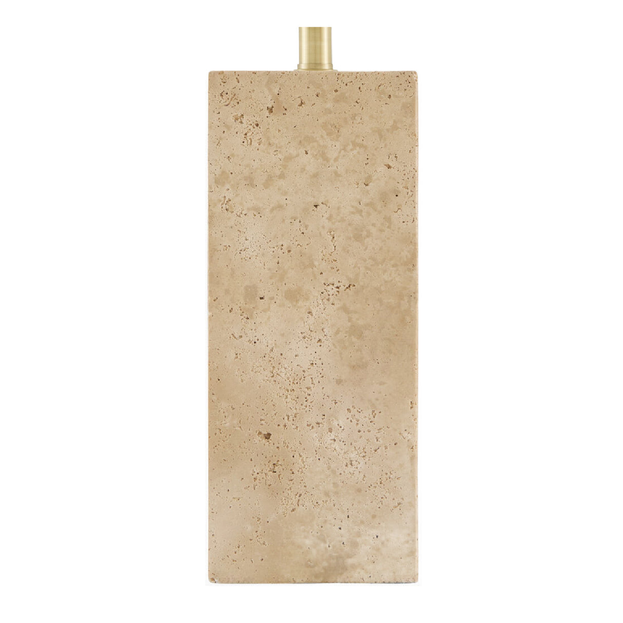 Modern European furniture - Square Travertine Table Lamp - www.oroa.com | Oroa.com