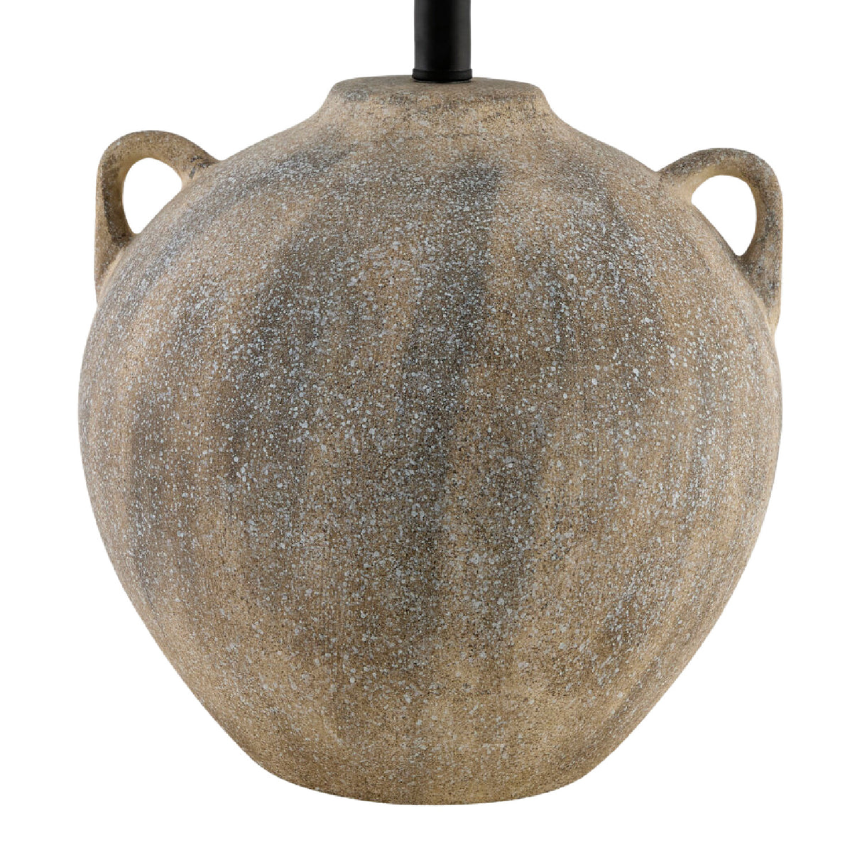 Modern European furniture - Brown Ceramic Linen Table Lamp - www.oroa.com | Oroa.com