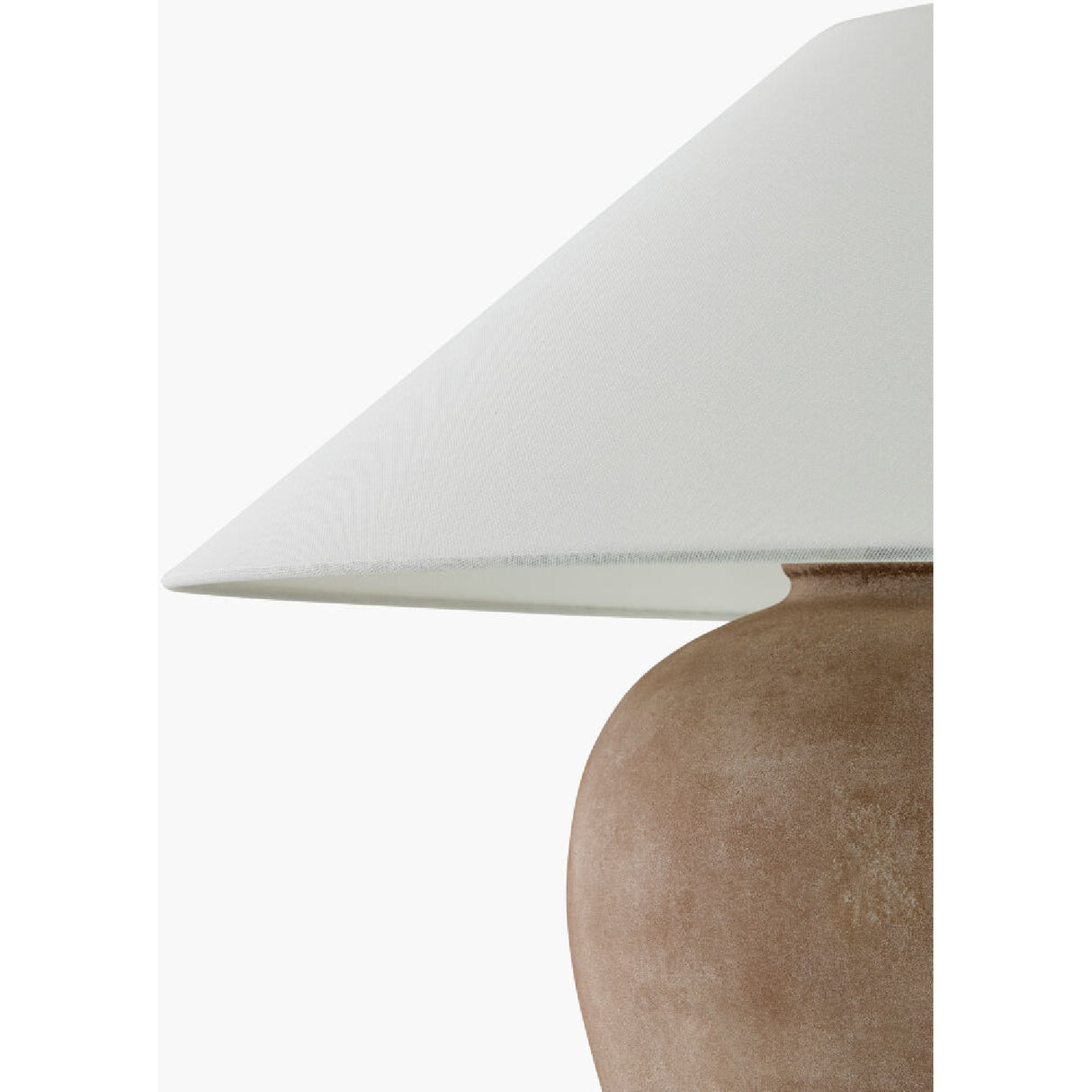 Modern European furniture - Glazed Brown Ceramic Table Lamp - www.oroa.com | Oroa.com