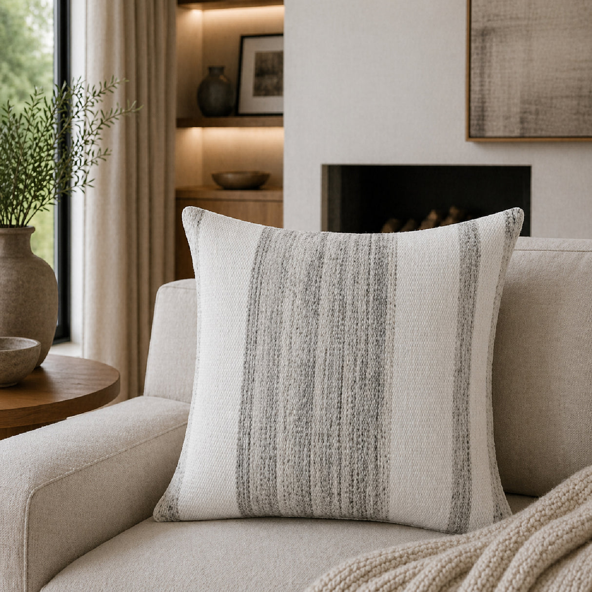 Modern European furniture - Woven Cotton Poly Insert Pillow - www.oroa.com | Oroa.com