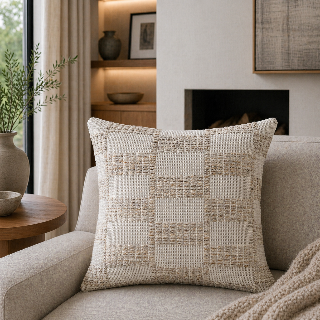 Modern European furniture - Cotton Patterned Pillow - www.oroa.com | Oroa.com