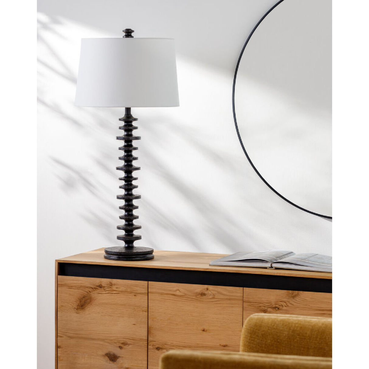 Modern European furniture - Round Layers Accent Table Lamp - www.oroa.com | Oroa.com