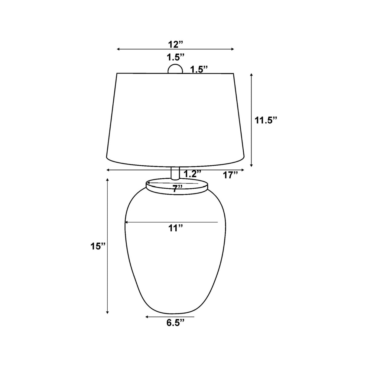 Modern European furniture - Distressed White Paper Table Lamp - www.oroa.com | Oroa.com