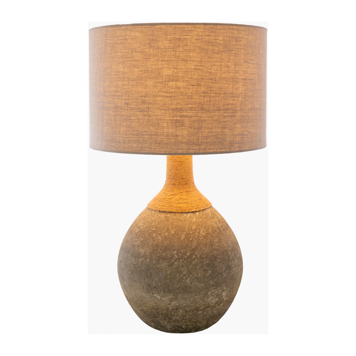 Modern European furniture - Khaki Linen Accent Table Lamp - www.oroa.com | Oroa.com