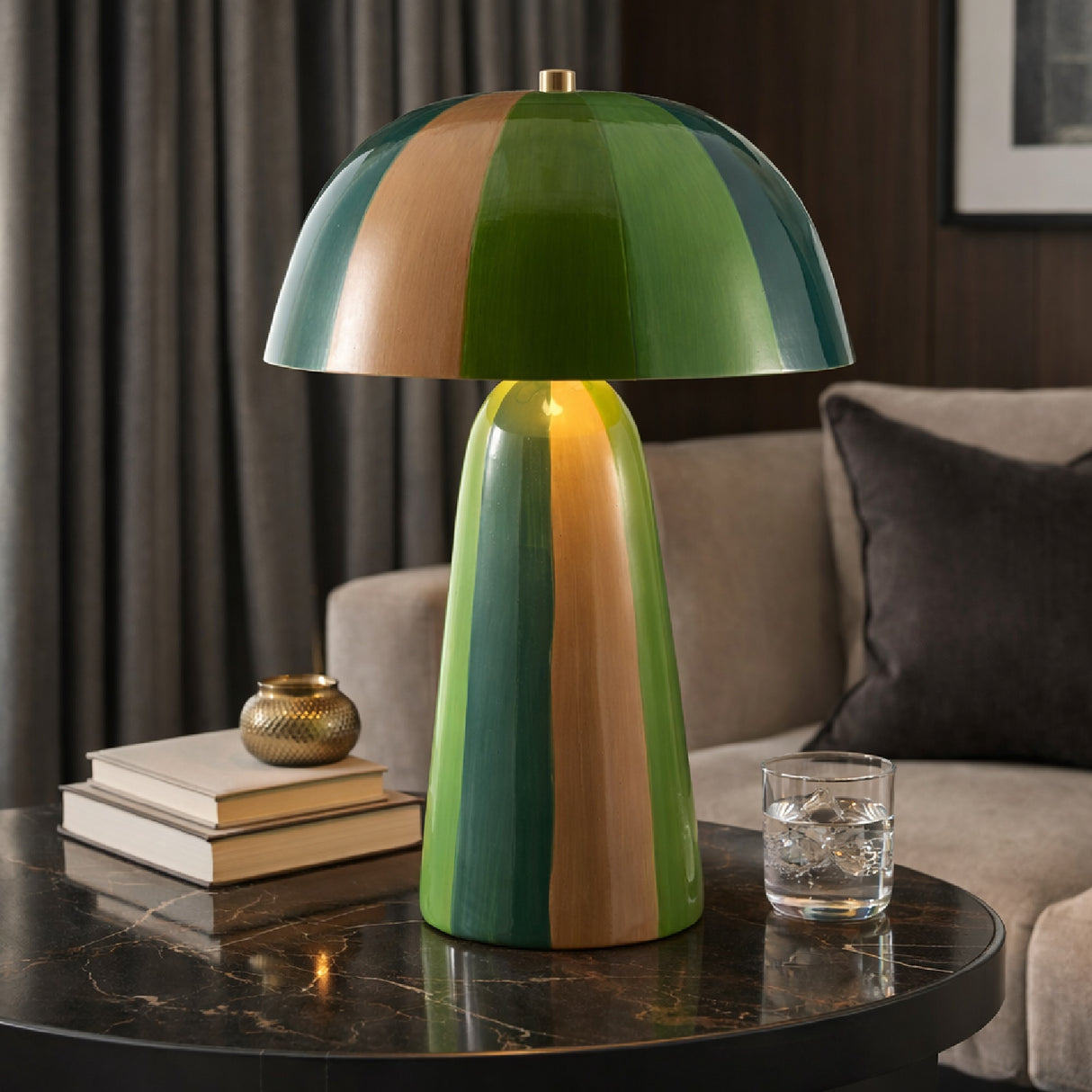 Modern European furniture - Multi-Colored Ceramic Table Lamp - www.oroa.com | Oroa.com