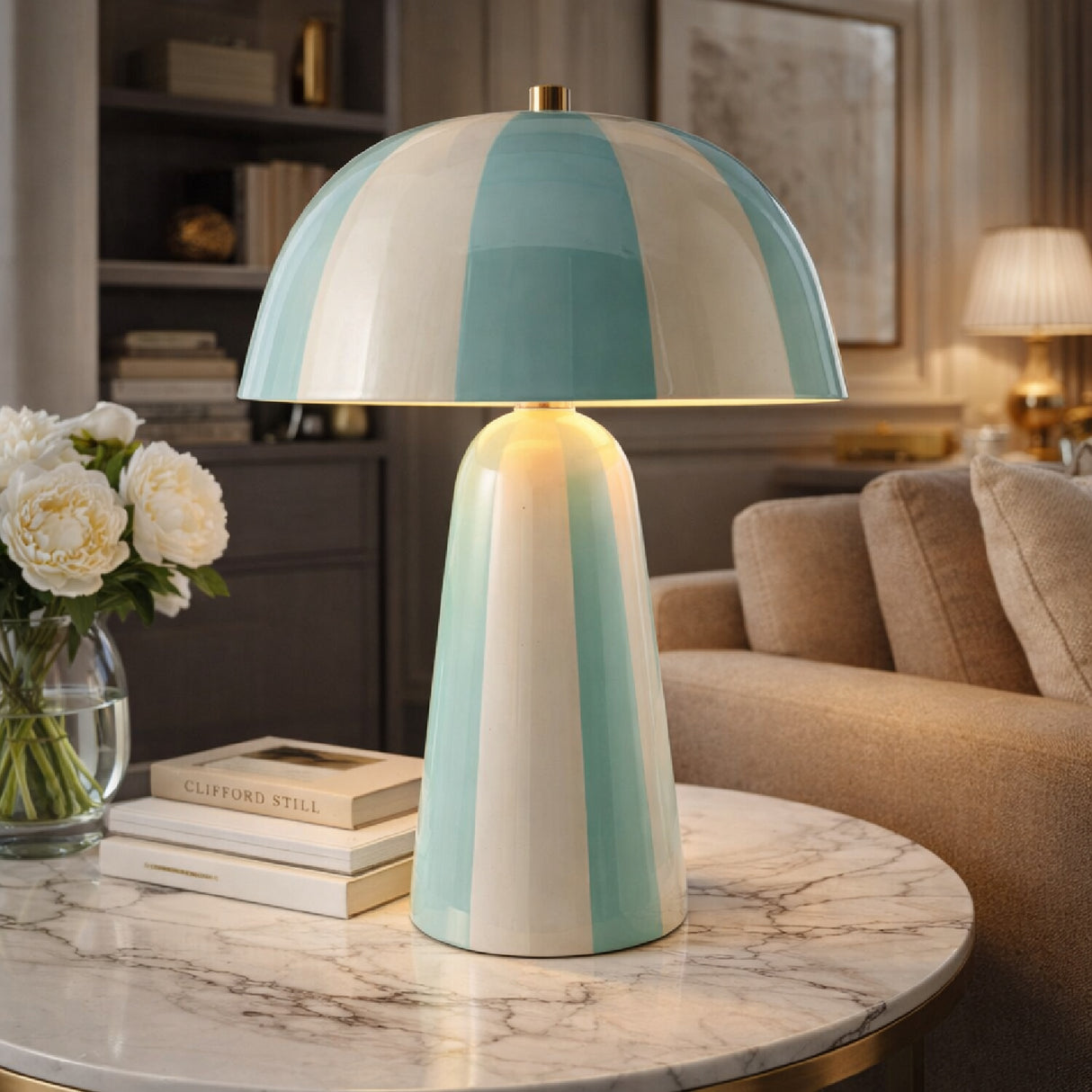 Modern European furniture - Multi-Colored Ceramic Table Lamp - www.oroa.com | Oroa.com