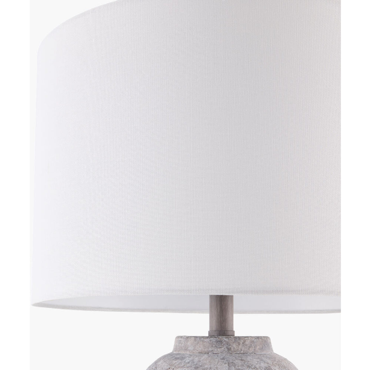 Modern European furniture - Linen Painted Cement Table Lamp - www.oroa.com | Oroa.com