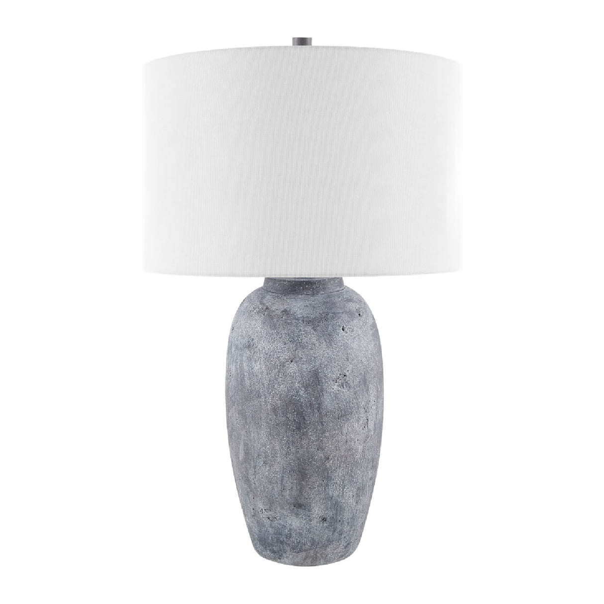 Modern European furniture - Linen Painted Cement Table Lamp - www.oroa.com | Oroa.com