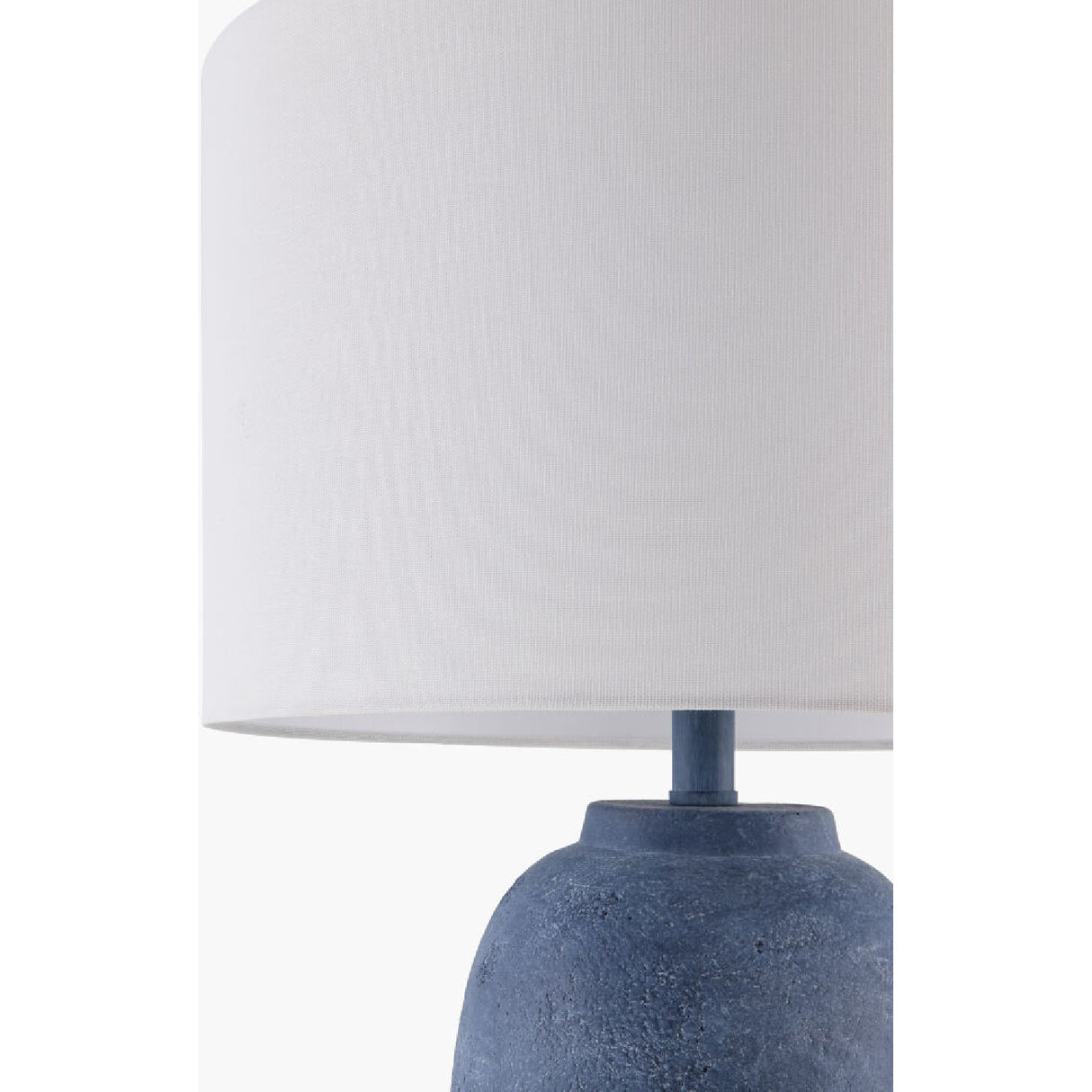 Modern European furniture - Linen Painted Cement Table Lamp - www.oroa.com | Oroa.com