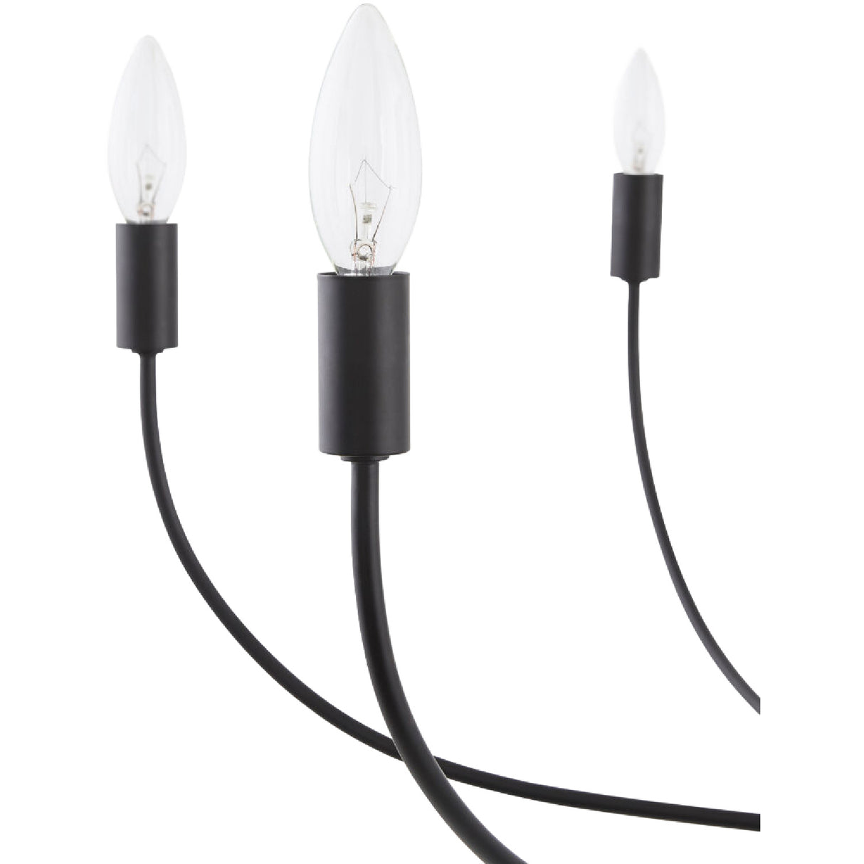 Modern European furniture - 6-Light White Linen Chandelier - www.oroa.com | Oroa.com