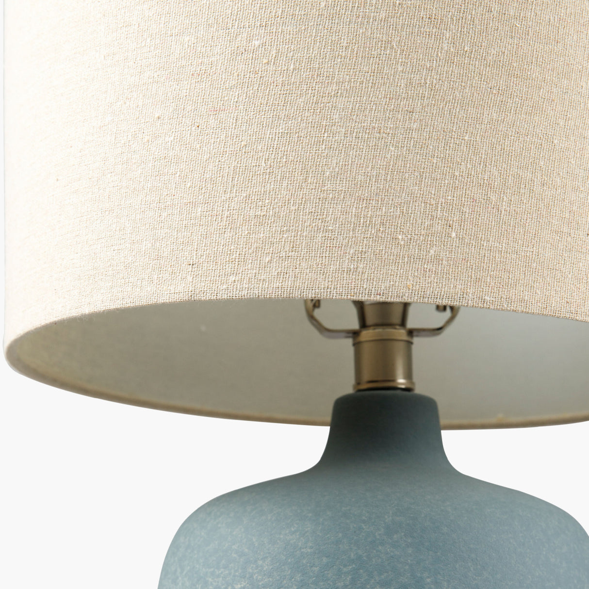 Modern European furniture - Beige Linen Ceramic Table Lamp - www.oroa.com | Oroa.com