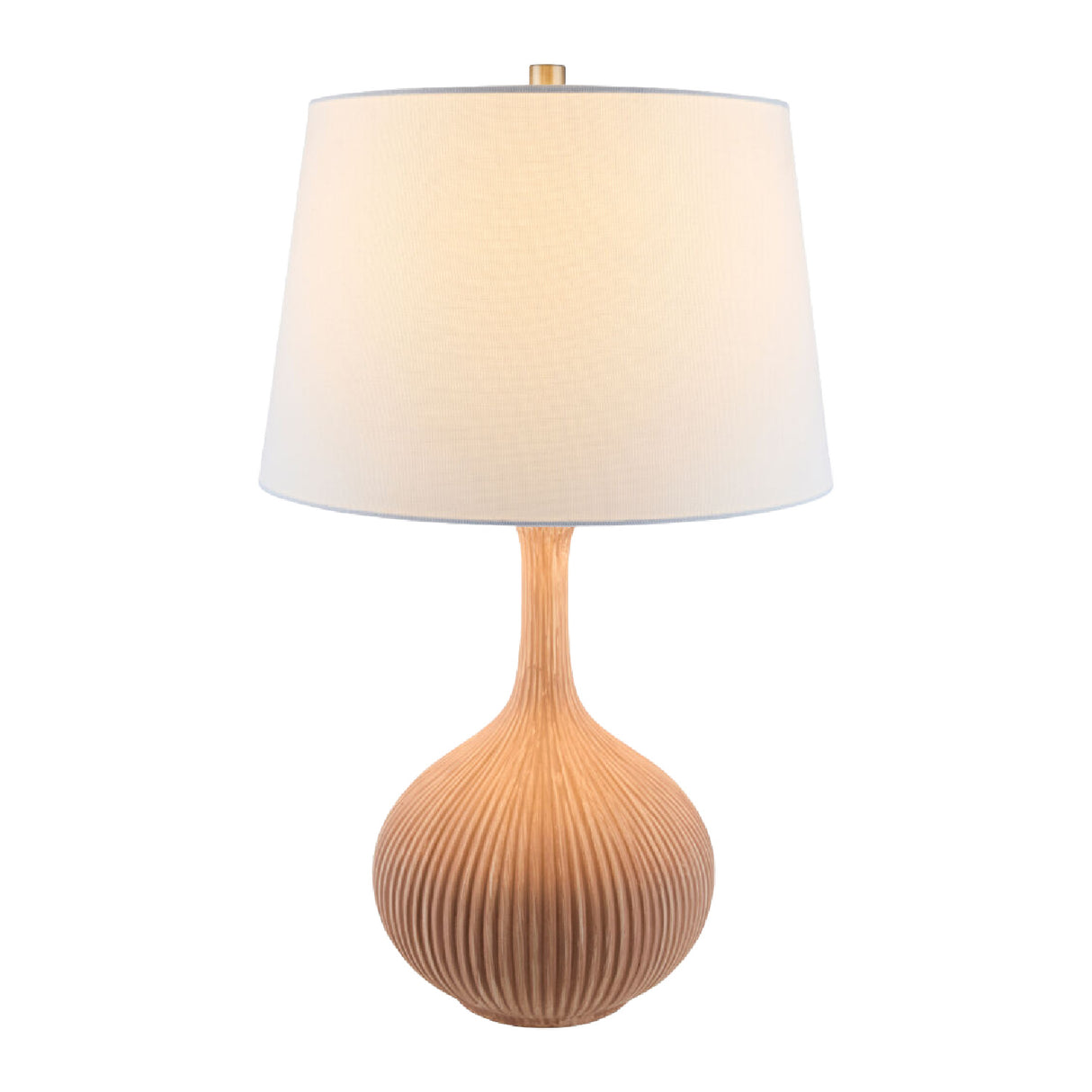 Modern European furniture - Natural Ceramic Accent Table Lamp - www.oroa.com | Oroa.com