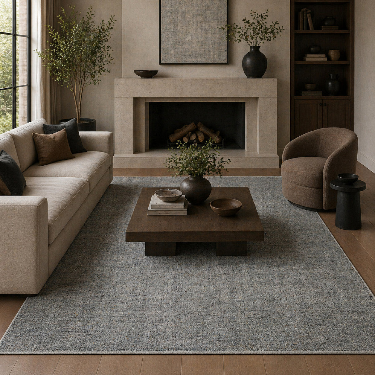 Modern furniture - Hand-Loomed Wool Blend Carpet - www.oroa.com | Oroa.com
