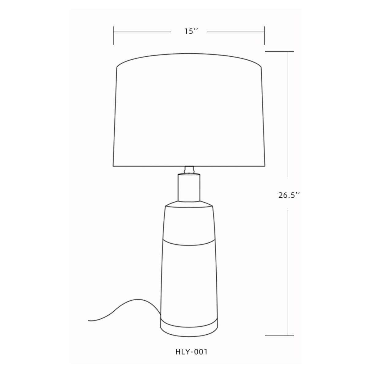 Modern European furniture - Two-Toned Ceramic Table Lamp - www.oroa.com | Oroa.com