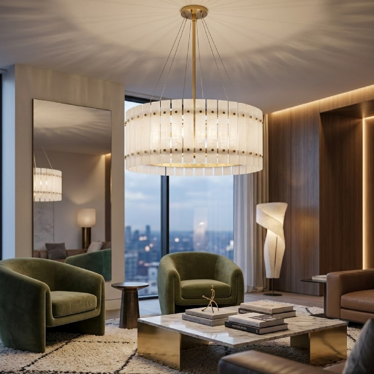 Modern European furniture - Gold Framed Chandelier - www.oroa.com | Oroa.com