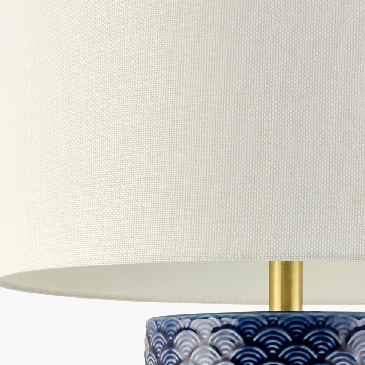 Modern European furniture - Hand-painted Blue Ceramic Table Lamp - www.oroa.com | Oroa.com