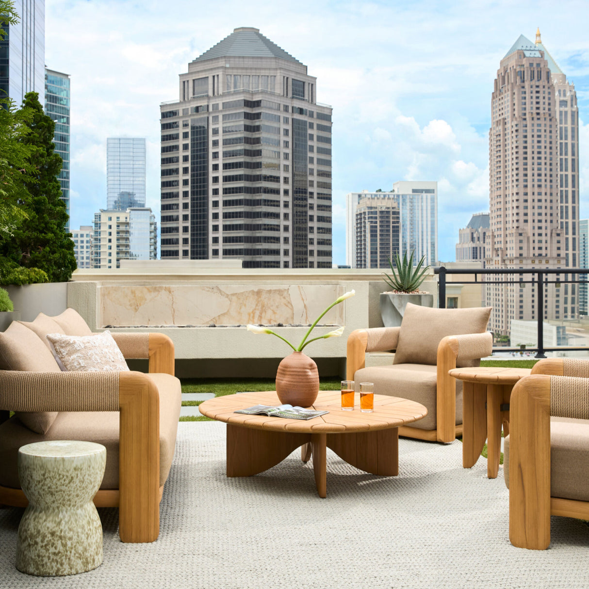 Modern European furniture - Ceramic Garden Stool - www.oroa.com | Oroa.com