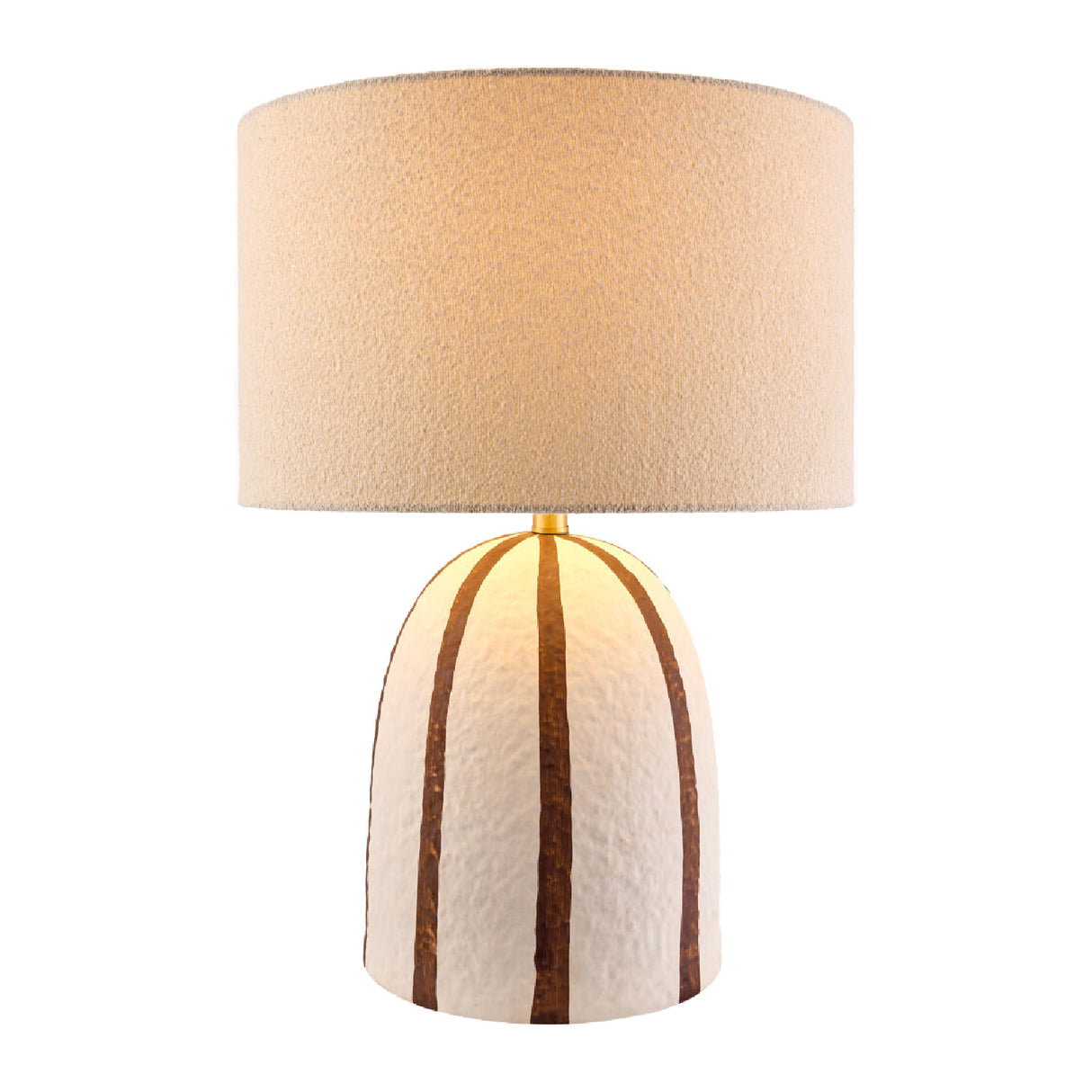 Modern European furniture - Vertical Lined Ceramic Table Lamp - www.oroa.com | Oroa.com