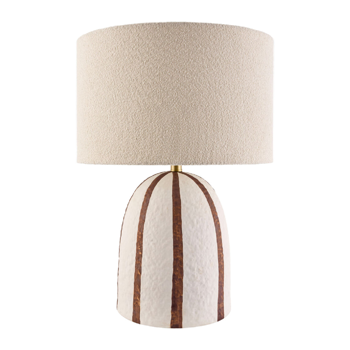 Modern European furniture - Vertical Lined Ceramic Table Lamp - www.oroa.com | Oroa.com