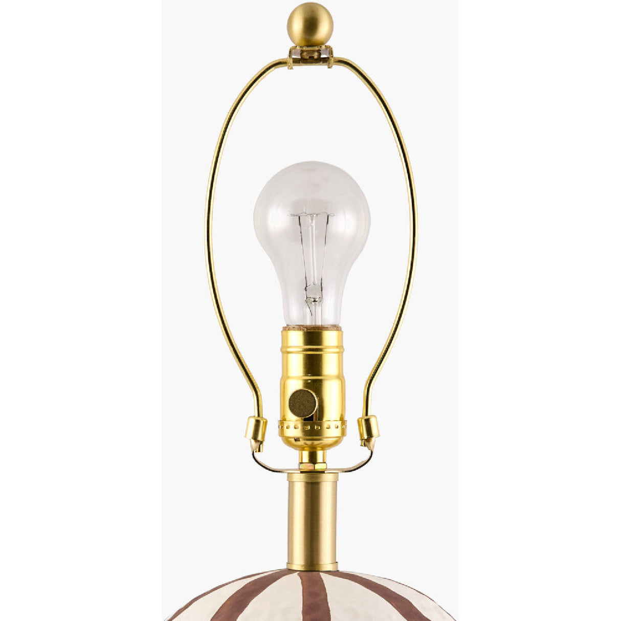 Modern European furniture - Vertical Lined Ceramic Table Lamp - www.oroa.com | Oroa.com