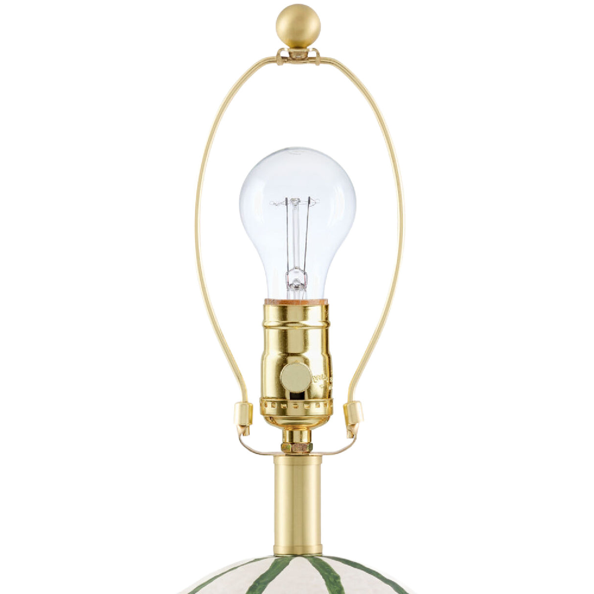 Modern European furniture - Vertical Lined Ceramic Table Lamp - www.oroa.com | Oroa.com
