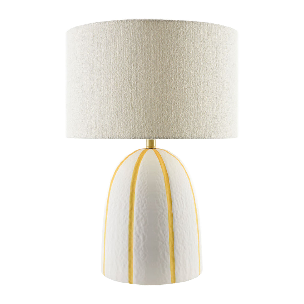 Modern European furniture - Vertical Lined Ceramic Table Lamp - www.oroa.com | Oroa.com