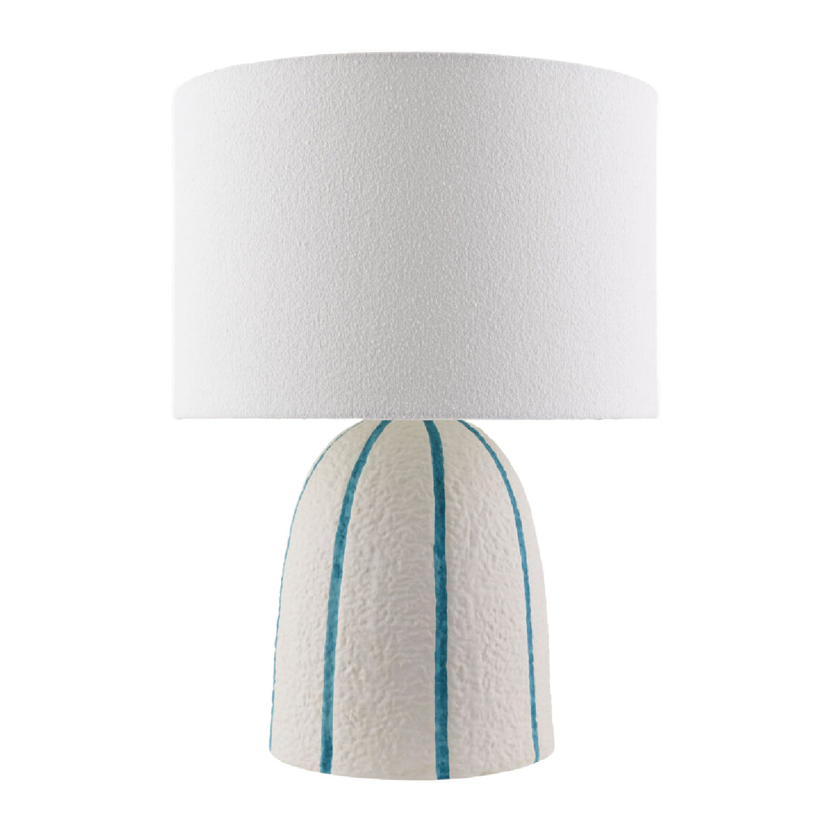 Modern European furniture - Vertical Lined Ceramic Table Lamp - www.oroa.com | Oroa.com