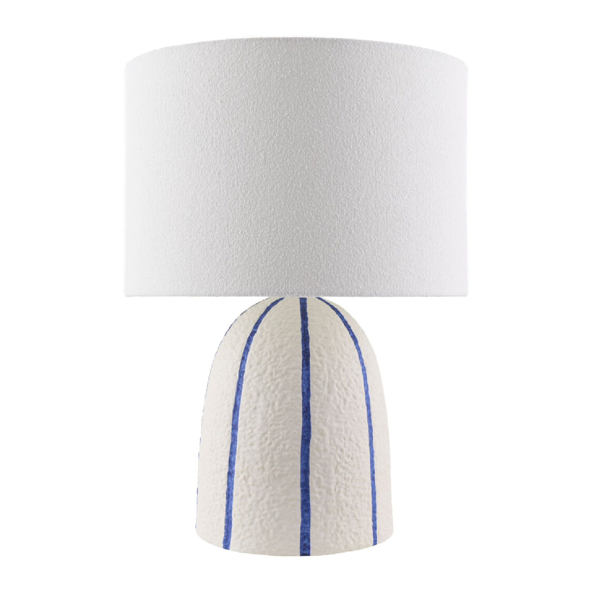 Modern European furniture - Vertical Lined Ceramic Table Lamp - www.oroa.com | Oroa.com