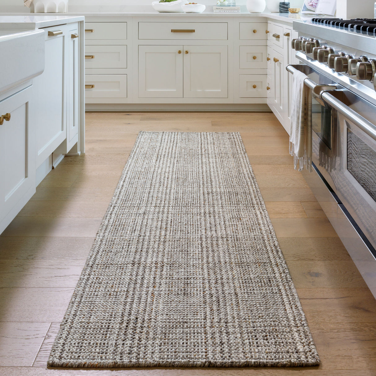 Modern European furniture - Gray Hand-Loomed Table Runner - www.oroa.com | Oroa.com