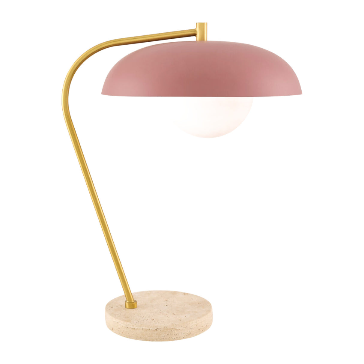 Modern European furniture - Glass Shade Sloped Table Lamp - www.oroa.com | Oroa.com