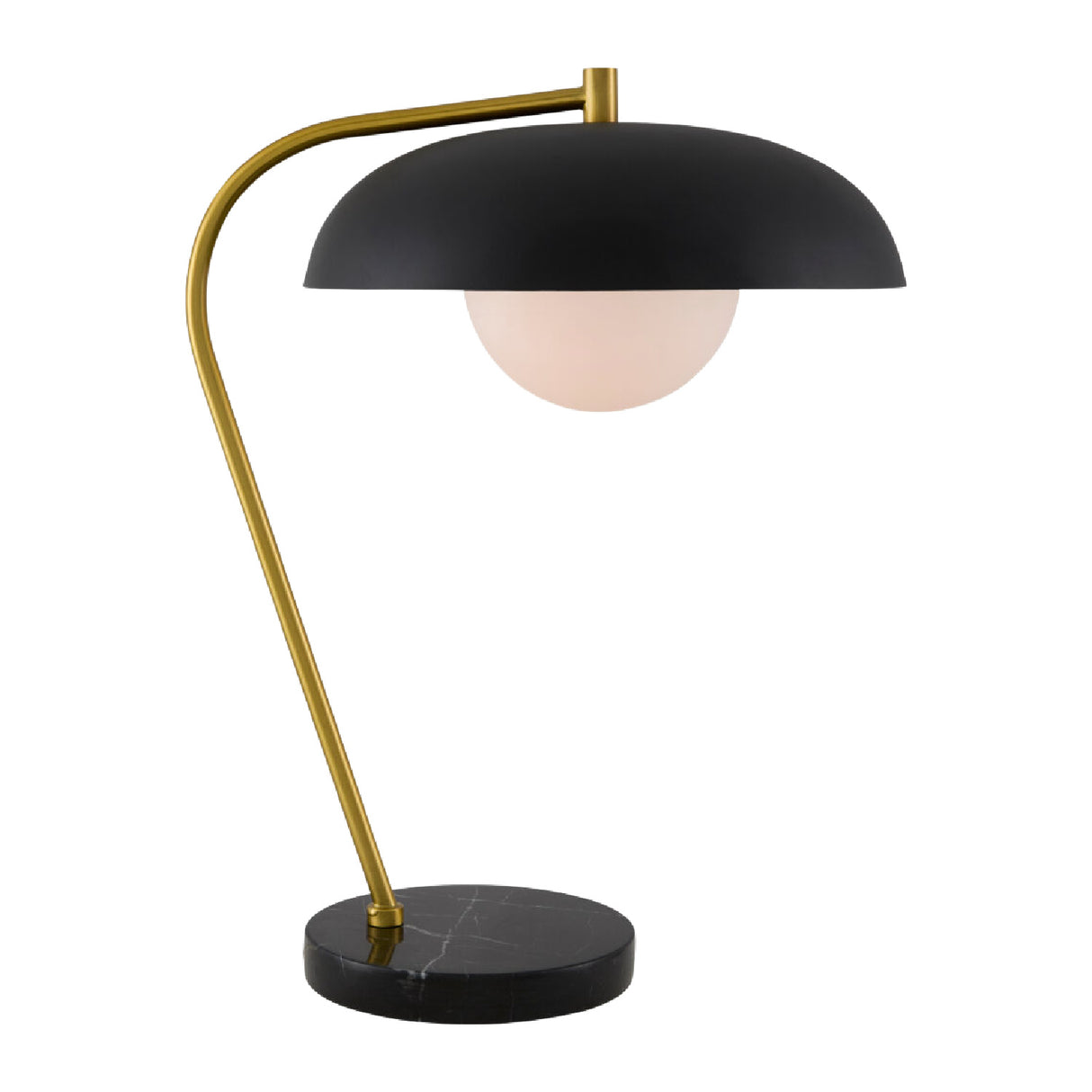 Modern European furniture - Glass Shade Sloped Table Lamp - www.oroa.com | Oroa.com
