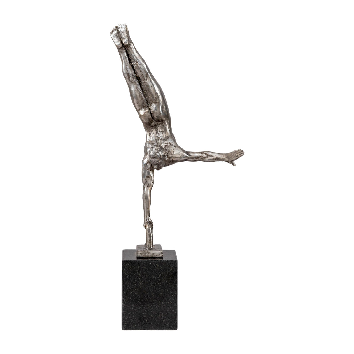 Modern European furniture - Antiqued Iron Handstand Sculpture - www.oroa.com | Oroa.com