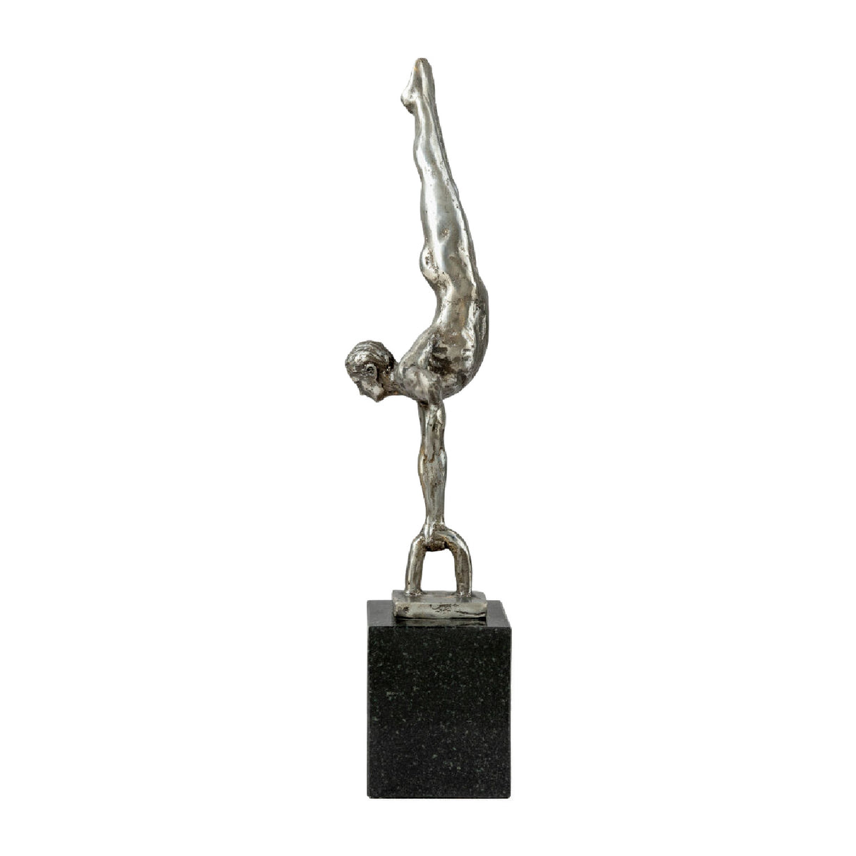 Modern European furniture - Antiqued Iron Handstand Sculpture - www.oroa.com | Oroa.com