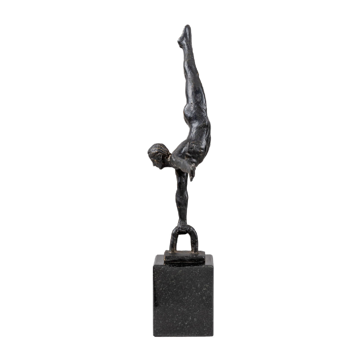 Modern European furniture - Antiqued Iron Handstand Sculpture - www.oroa.com | Oroa.com