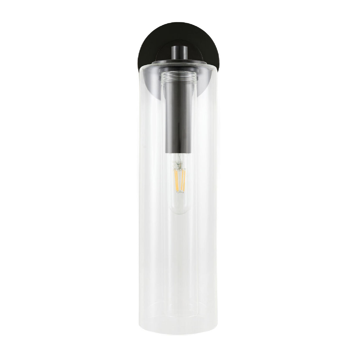 Modern European furniture - Tubular Clear Glass Wall Lamp - www.oroa.com | Oroa.com